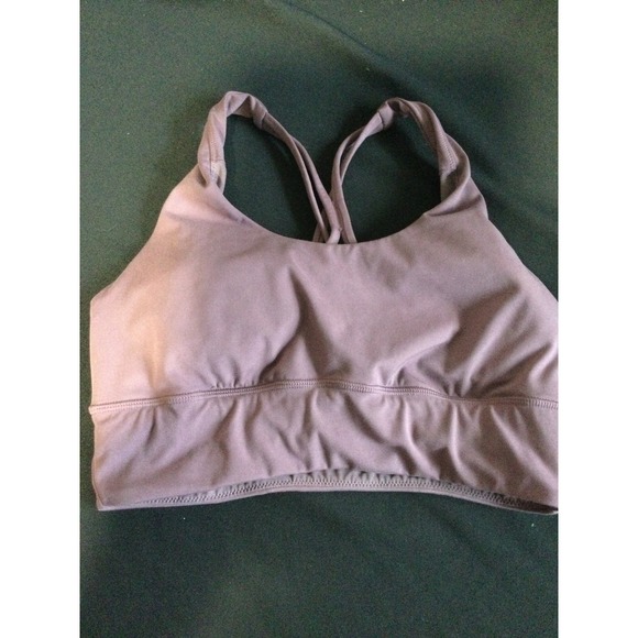 OYSHO SPORT Purple Criss Cross Back Padded Medium Support Sports Bra - Picture 2 of 5